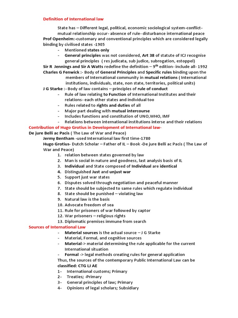 Public International Law | PDF | World Trade Organization ...