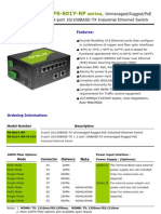 IndustrialEthernetSwitch(FS-801Y-RP Series) Datasheet Ver 1.1