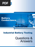 Conductance Q&AStorage Battery Systems