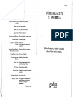 Wolton. Contradicciones de La Comunicación Política