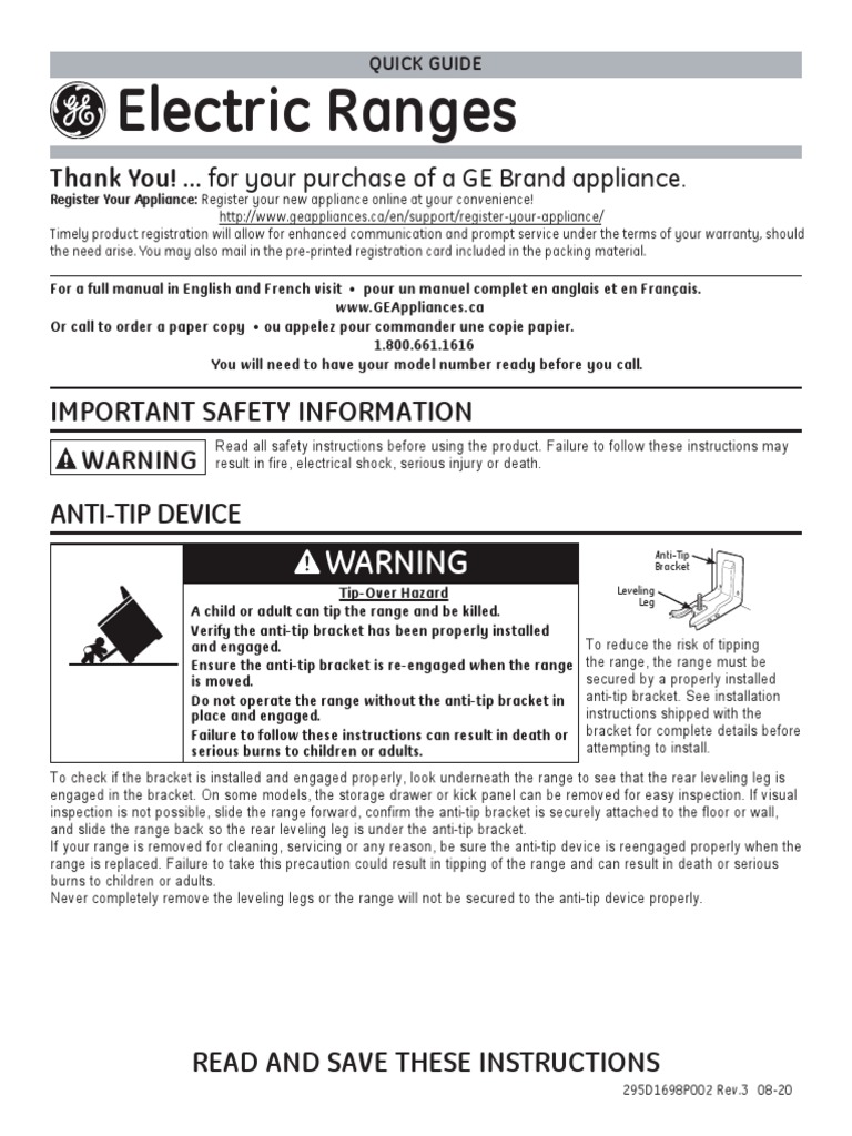 GE JCB840SKSS 30 Electric Free Standing Convection Range Stainless