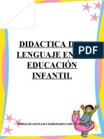 Didactica Del Lenguaje en La Educación Infantil.