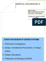 Design Sewer Systems in 40 Characters