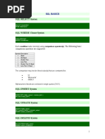 SQL Basics