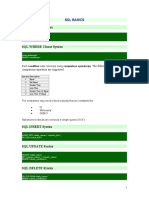 SQL Basics