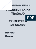 Cuadernillo de Trabajo 3ER GRADO TRIMESTRE 2