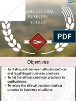 CEV70641 Agricultural Business Ethics NO ASSESSMENT