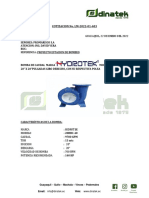 Lm-2022!01!403 Promarisco S.A - Bomba Caudal Marca Hidrotek Modelo 20hbc-40 20x20