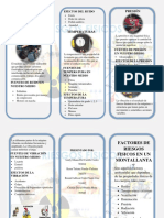 Factores de riesgo físicos: ruido, temperatura, presión y vibración