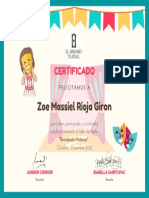 Certificado Zoe