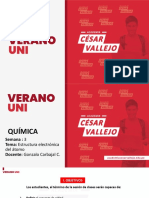 Verano César Vallejo - Química - Semana 2