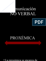 Comunicación No Verbal Proxemica