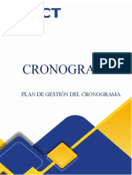 1.2.2 Plan de Gestión Del Cronograma CARABAMBA