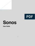 Sonos User Guide