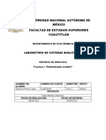 Reporte Practica 1 Sistemas Analogicos Fesc