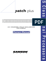 S Class 48 Channel Fully Balanced Patchbay Guide