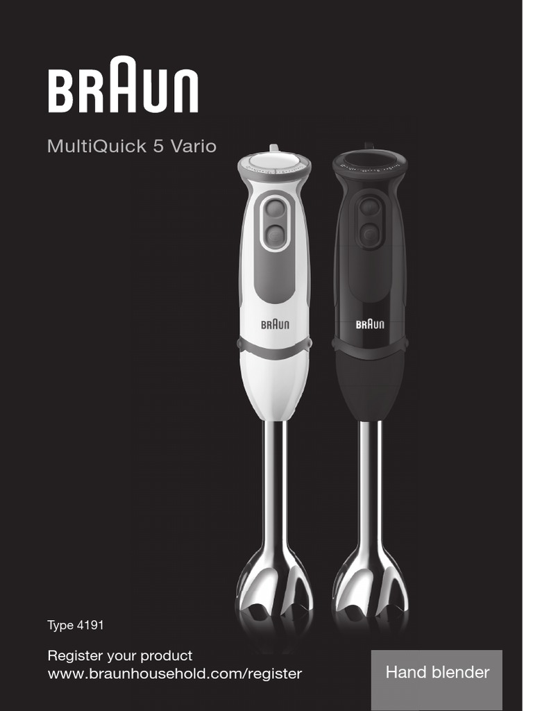 Braun Batidora de mano eléctrica, 9 velocidades, ligera con mango  antideslizante suave, accesorios para batir y batir, ganchos de masa para  amasar y
