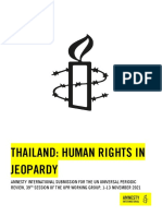 Thailand Human Rights in Jeopardy