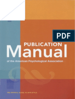 Of The American Psychological Association: Seventh Edition