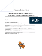 UI 13 Acte Excep Control PDF