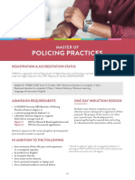 Policing Practices: Master of