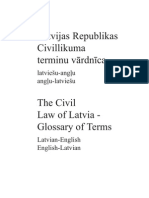 Civil Code Latvian & English