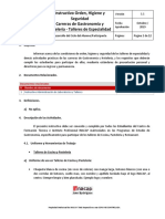 Instructivo Orden Higiene y Seguridad Carreras de Gastronomía y Hotelería