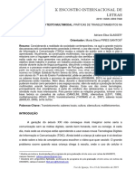 Artigo Encontro Internacional de Letras - 2019