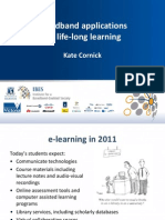 Kate Cornick, IBES, Broadband Applications For Life-Long Learning
