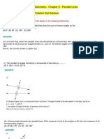 Class 9 - Geometry - Chapter 2 - Parallel Lines - Problem Set Solution