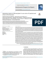 Lipomatous tumors of adrenal gland