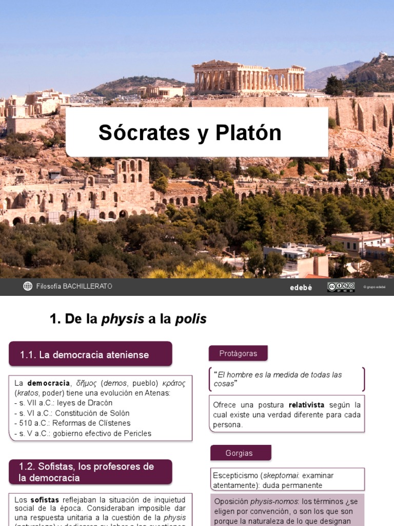 Unidad 2 Sócrates Y Platón Pdf Platón Sócrates