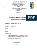 Monogracias de de Metodos Numericos para Resolver Ecuaciones Diferenciales