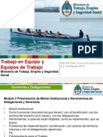Equipos de Trabajo y trabajo en equipo_ Mar del Plata_Agosto_Ministerio de Tabajo