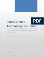 Food Science Technology Guidance