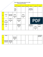 3rd Sem Time Table 2021-22