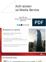 Leo YK Jun, SK Telecom, Multi-Screen Personal Media Service