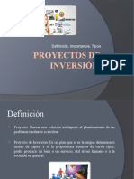 Definicion Proyectos Inversion