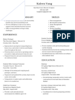 Grey White Minimal Resume