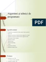 Algoritmi Și Tehnici de Programare