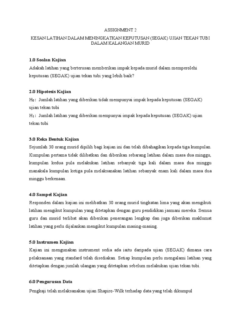 Assignment 2 Anova | PDF