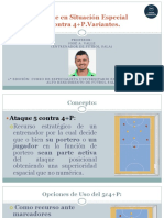 Ataque en Situación Especial 5 Contra 4+P.Variantes.: Profesor: José A. Valle (Entrenador de Fútbol Sala)