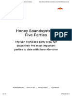 Honey Soundsystem: Five Parties - Red Bull Music Academy Daily