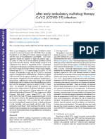 Clinical Outcomes After Early Ambulatory Multidrug Therapy For High Risk SARS COV2 (COVID19) Infection