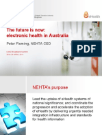 Peter Fleming, NEHTA, The Future Is Now - Electronic Health in Australia