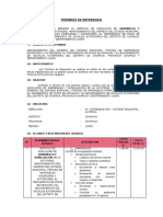 Terminos de Referencia - Sardineles y Señalizacion