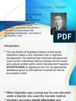 Vygotsky'S Socio-Cultural Theory