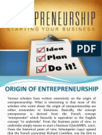 Entrepreneurship Intro