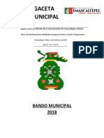 Bando Municipal de Temascaltepec