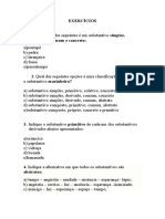 Questões Sobre Substantivos (Parte 2)